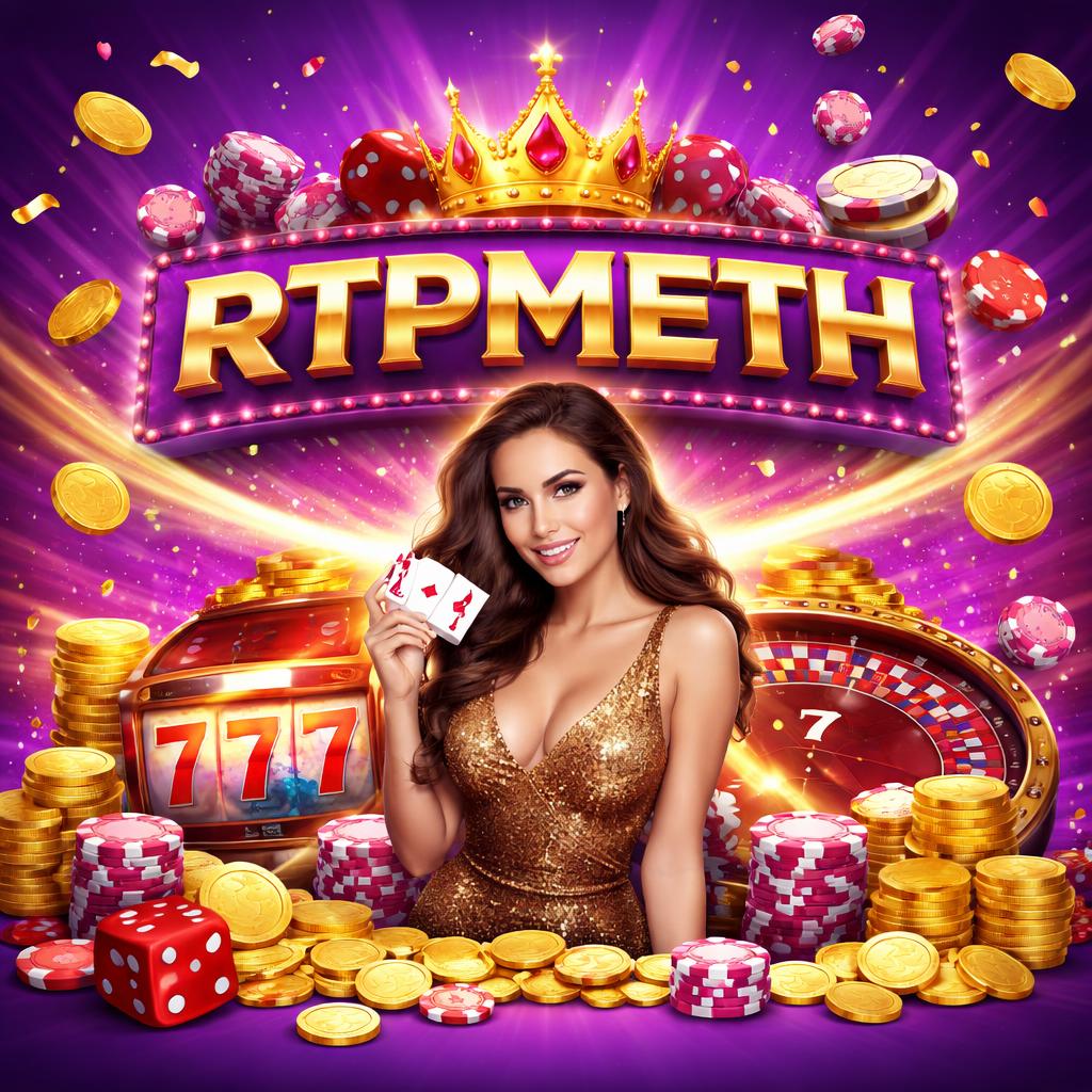 RTPMETH casino homepage showcasing slots table games and live dealer entertainment